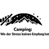 Bergsonne Minimalgrafik