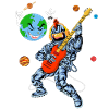Astronaut Electric Guitar Shirt