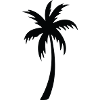 Tropical Palm Tree Silhouette Gift Summer