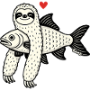 Herzhaftes Sloth-Fisch Duo