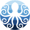 Octopus in the ocean