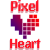 Pixel Retro Love Heart Gradient