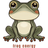 Cute Frog Energy süßer Frosch