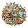 City Panorama Kaleidoscope