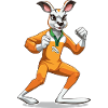 Kangaroo Battle Step Orange Overalls