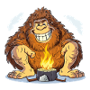 Bigfoot Campfire Humor