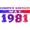 45th Birthday Limited Edition 05/1981