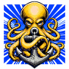 Octopus embraces an Anchor