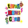 Tired Mamas Club – farverigt collage