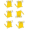 Happy Yellow Cats Dance