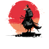 Fox Samurai at Sunset