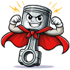 Mechanic's Superhero Piston