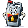 Cartoon Motor Oil Can