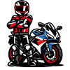 Biker- und Sportbike-Designrennen