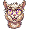 Cosmic Spaced-Out Llama