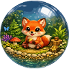 Fuchs im Glaskugelwald