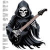 Grim Reaper Rocks The Guitar