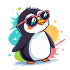 Pinguin Cool Pop Roseglasses