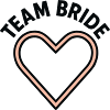 Team Mariée Cœur Rose EVJF Mariage