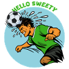 Header Cartoon Soccer Hero
