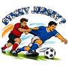 Kampf um den Ball: Fußball-Duell