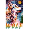 WOLF NATURE ART