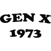 Gen X 1973 Retro Emblem