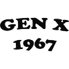 Gen X 1967 Retro Logo