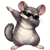 Dabbing Chinchilla