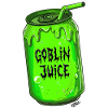 Goblin Saft Neon-Grün