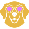Retriever Flower Glasses Summer