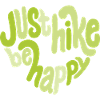 Just hike be happy - Wandermotiv