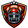 Football Helm Shield Emblem
