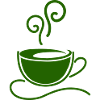 Kaffeetasse Spiralen