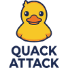 Quack Attack Rubber Duck Graphic