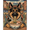Fuji Dog, German Shepherd Ramen Festival