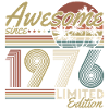 1976 Vintage Birthday Vintage Retro Gift