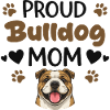 Proud Bulldog Mother, Bulldog