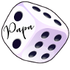 Spieler Würfel Papa