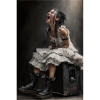 Rocker bride in rough style