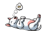 Feeling Dog Tired Miniatur Bullterrier Bully 