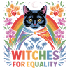 Hexen für Gleichheit Katzenregenbogen