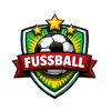 Fussball Shield mit Banner