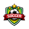Fußball Shield mit Banner