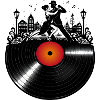 Tango Vinyl Dance Music Retro Design