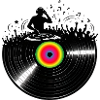 DJ Vinyl Party Music Club Design