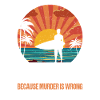 Surfing Retro Surfer Sunset 