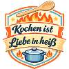Küchenliebe im Flammenschild