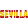 Drapeau de Séville Espagne