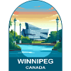 Winnipeg Canada Human Rights Museum Reisekunst
